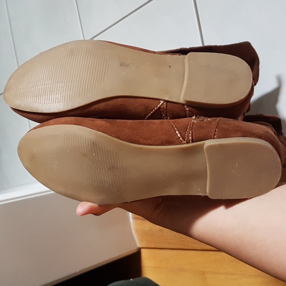 Brown Faux Suede Boots from Girl Confidential - Picture 6 of 8